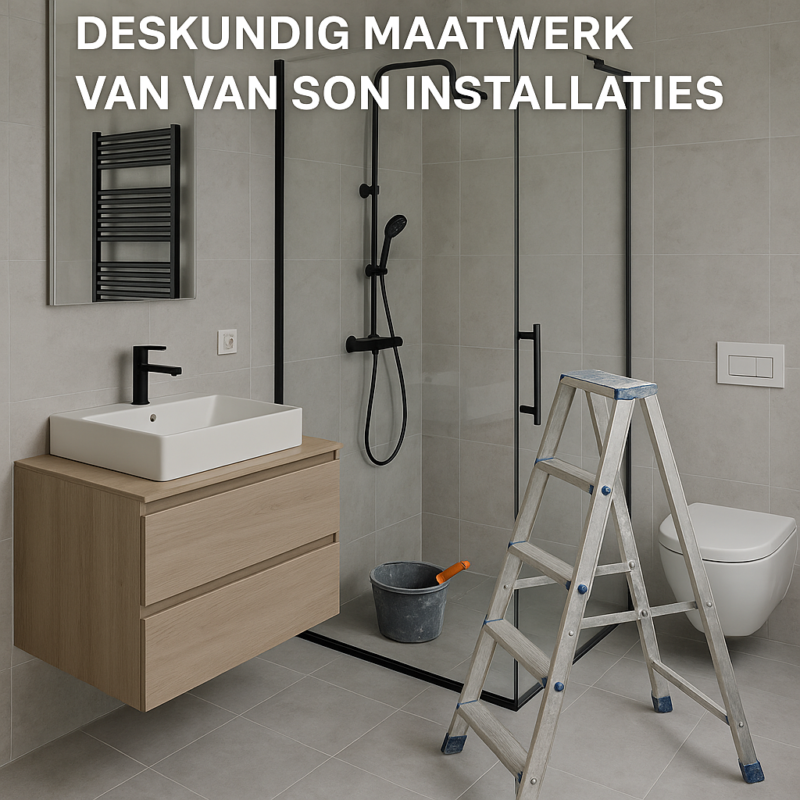 Afbeelding bij artikel: Badkamer renovatie Utrecht: deskundig maatwerk van Van Son Installaties