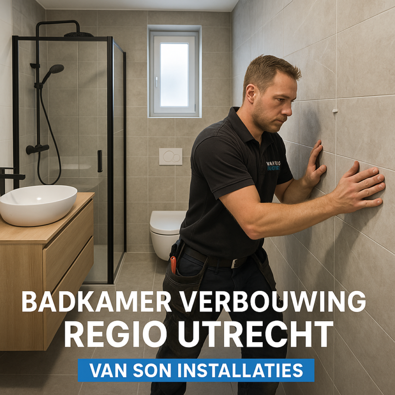 Afbeelding bij artikel: Badkamer verbouwing regio Utrecht: deskundig maatwerk van Van Son Installaties